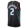 Camiseta Hombre NBA Detroit Pistons Cade Cunningham 2025-26 Nike City Edition Negro Swingman
